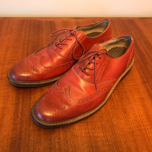 Original Penguin Leather Wingtip Shoe. Sz 11.5 - image 1